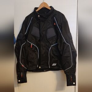 Harley-Davidson Black Jacket with White and Red Details